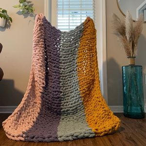 Handmade throw blanket